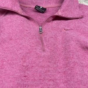 Nike 3/4 zip. Cropped with pockets